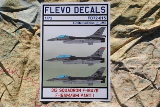 Flevo Decals FD72-015  313 Squadron F-16A/B F-16AM/BM 